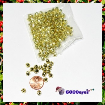 Jingle Bells: 6mm Gold Bells 144 Piece Bag